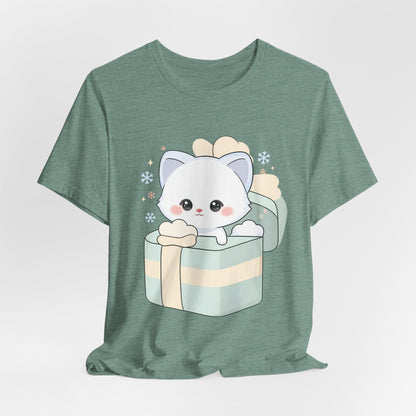 Arctic Fox Gift Tee, Cute Kawaii Birthday Present