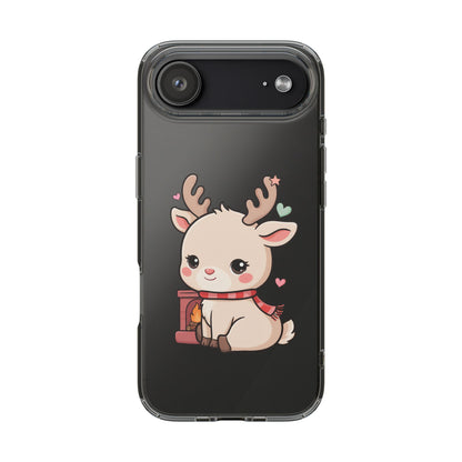 Kawaii Reindeer Phone Case for Cozy Holiday Cheer