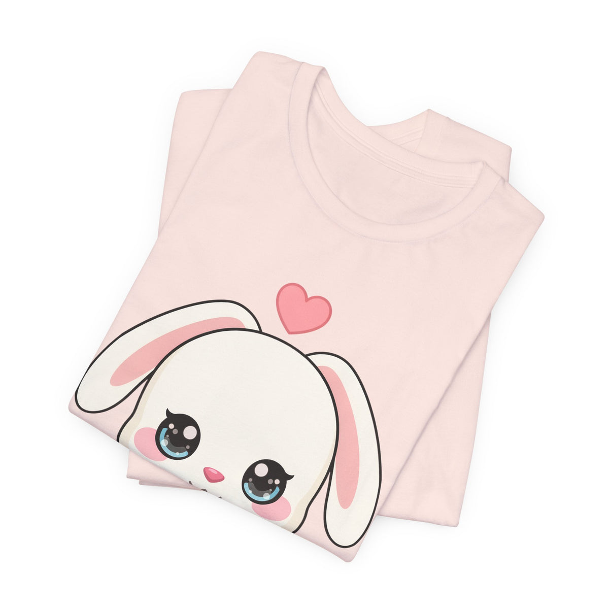Cozy Bunny T-Shirt, Kawaii Blanket Bunny Tee