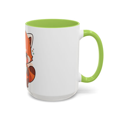 Red Panda Gamer Accent Coffee Mug for Cozy Desk Setups