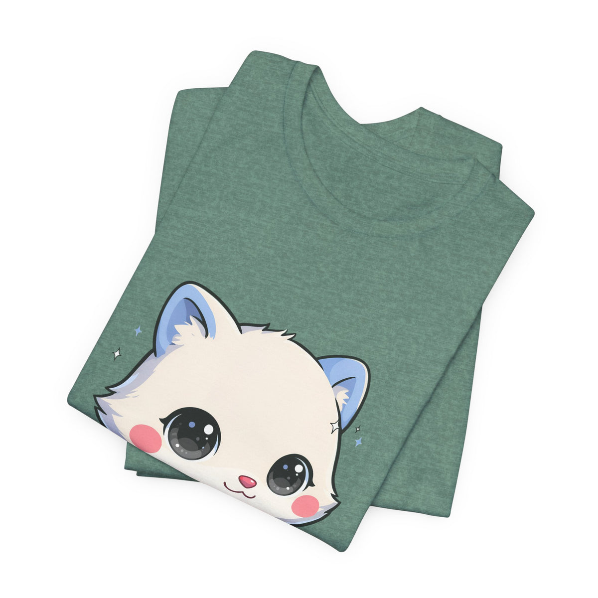 Kawaii Arctic Fox T-Shirt for Winter Gift Giving