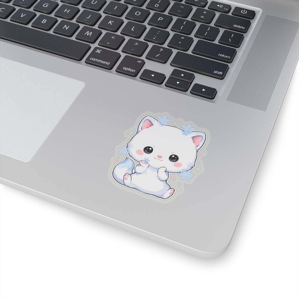 Arctic Fox Sticker, Cute Winter Gift for Fox Lovers