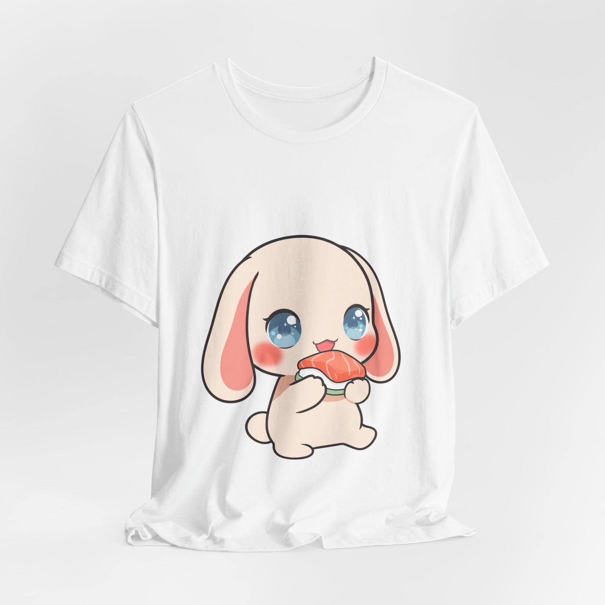 Kawaii Sushi Bunny T-Shirt for Cute Foodie Fans