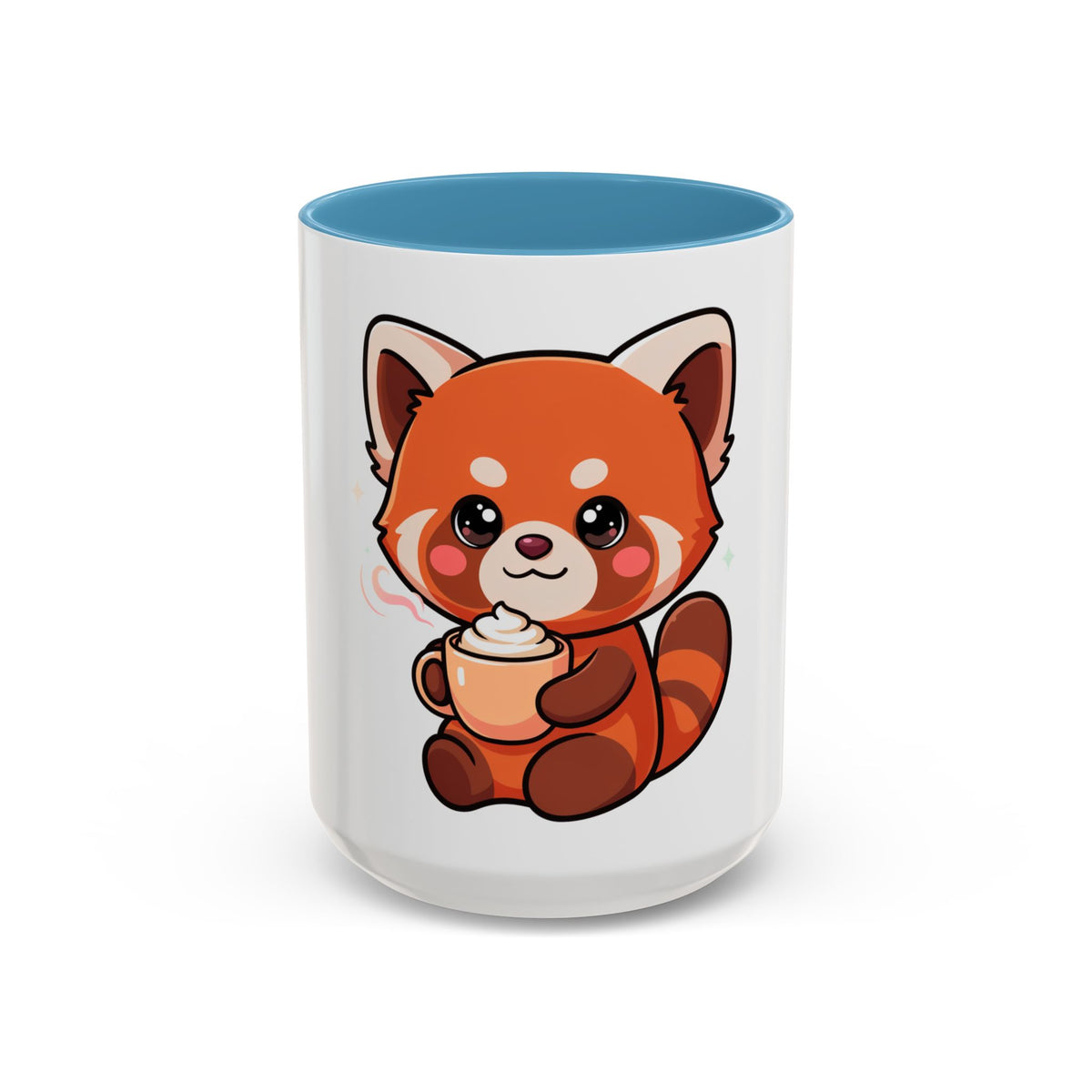 Red Panda Coffee Mug, Cute Latte Lover Accent Mug