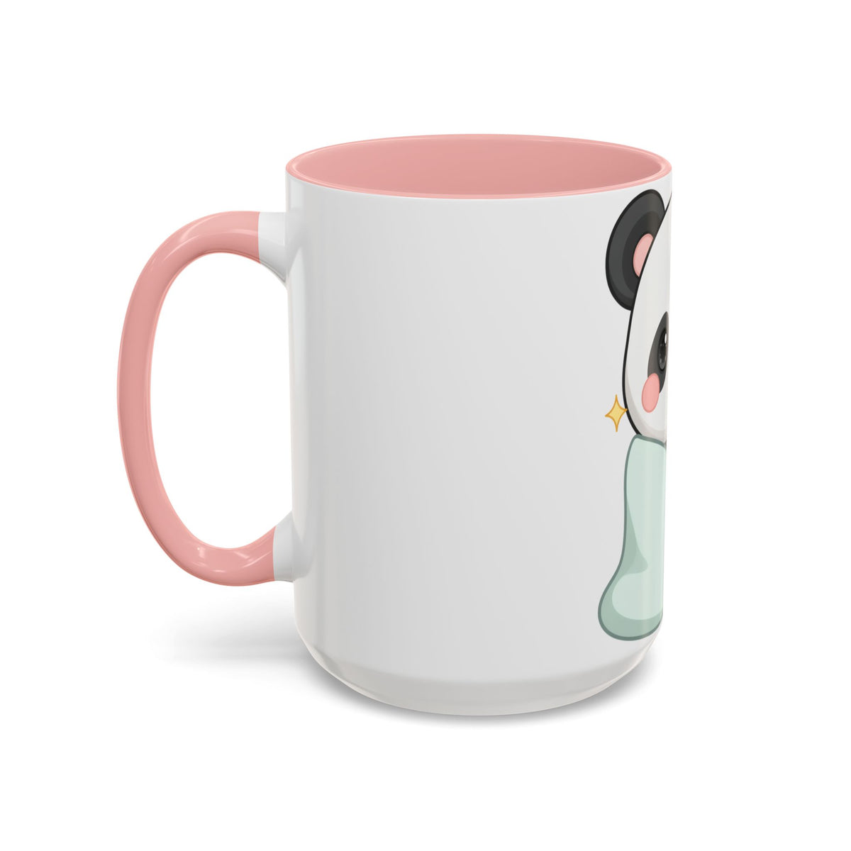Kawaii Panda Accent Coffee Mug for Cozy Moments