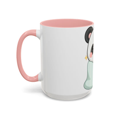 Kawaii Panda Accent Coffee Mug for Cozy Moments