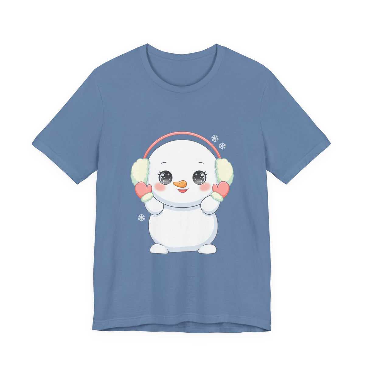 Kawaii Snowman T-Shirt for Cute Winter Style