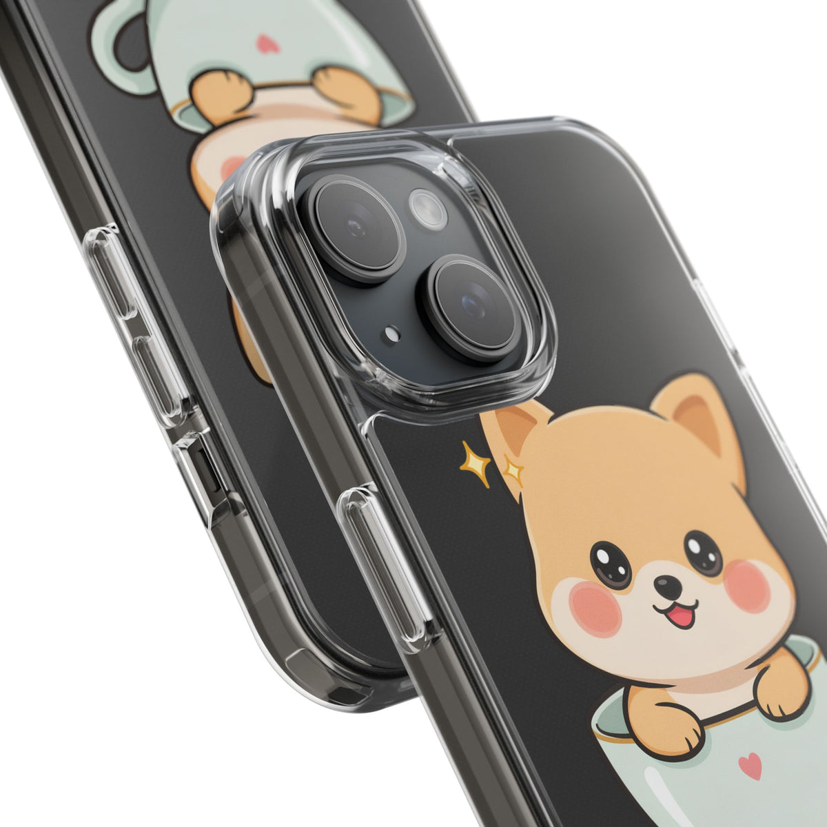 Kawaii Shiba Inu Phone Case – Cute Puppy in a Teacup