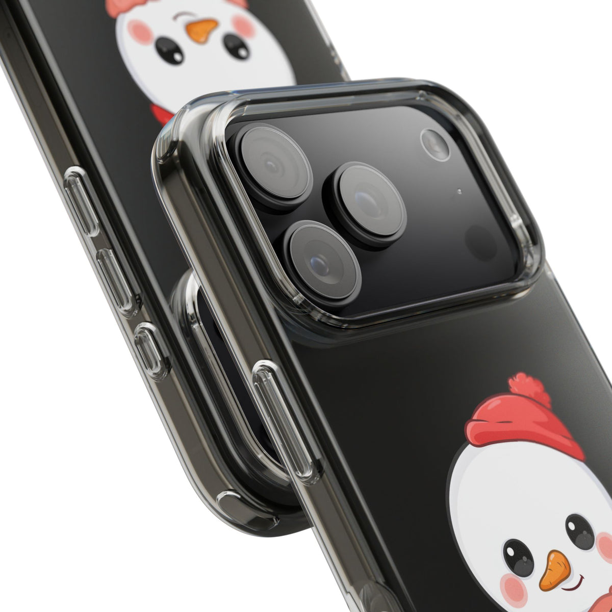 Kawaii Snowman Phone Case Reading to Santa