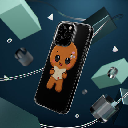 Gingerbread Man Phone Case, Cute Christmas Letter Reader