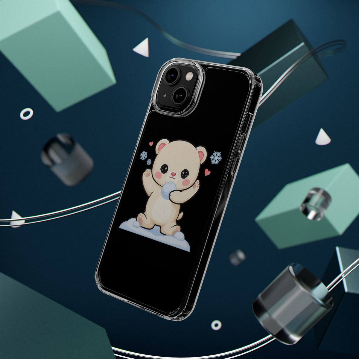 Kawaii Polar Bear Phone Case for Cute Animal Fans