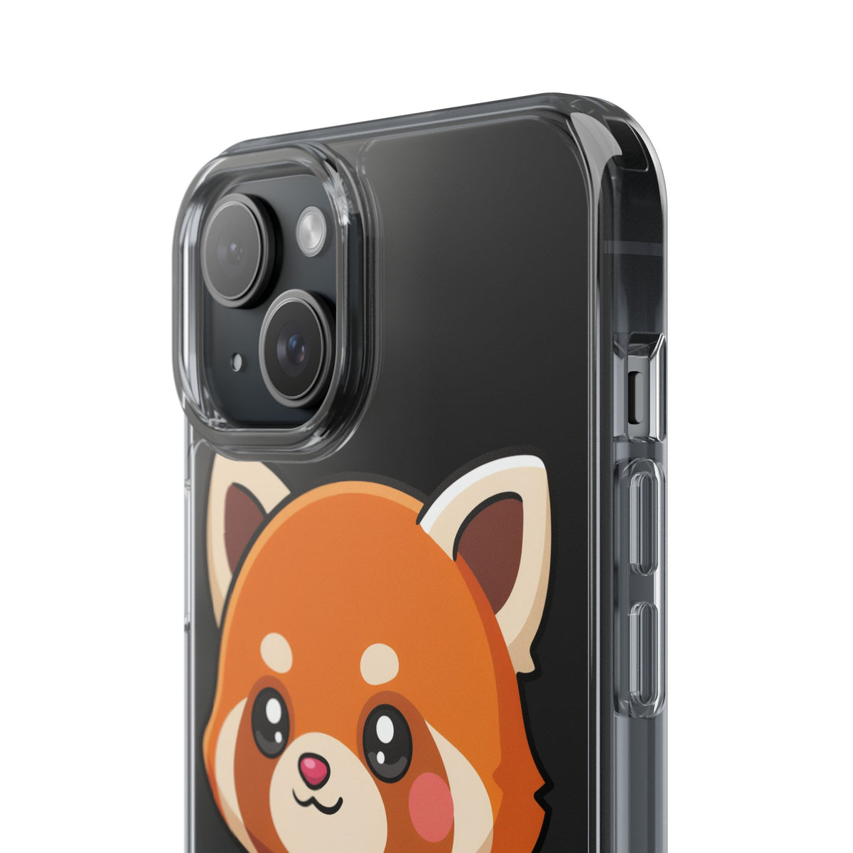 Red Panda Skateboard Phone Case, Cute Kawaii Style