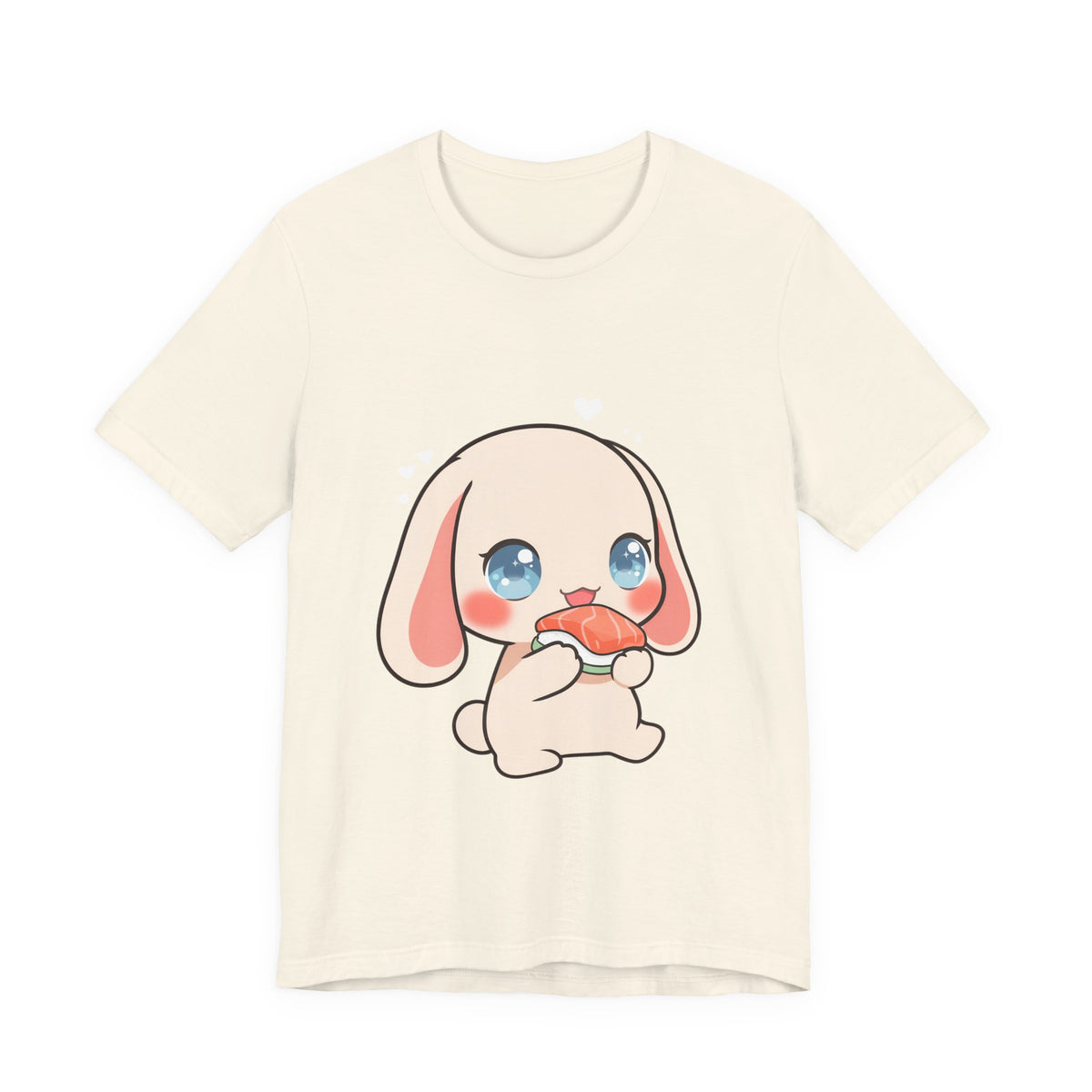 Kawaii Sushi Bunny T-Shirt for Cute Foodie Fans