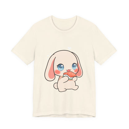 Kawaii Sushi Bunny T-Shirt for Cute Foodie Fans