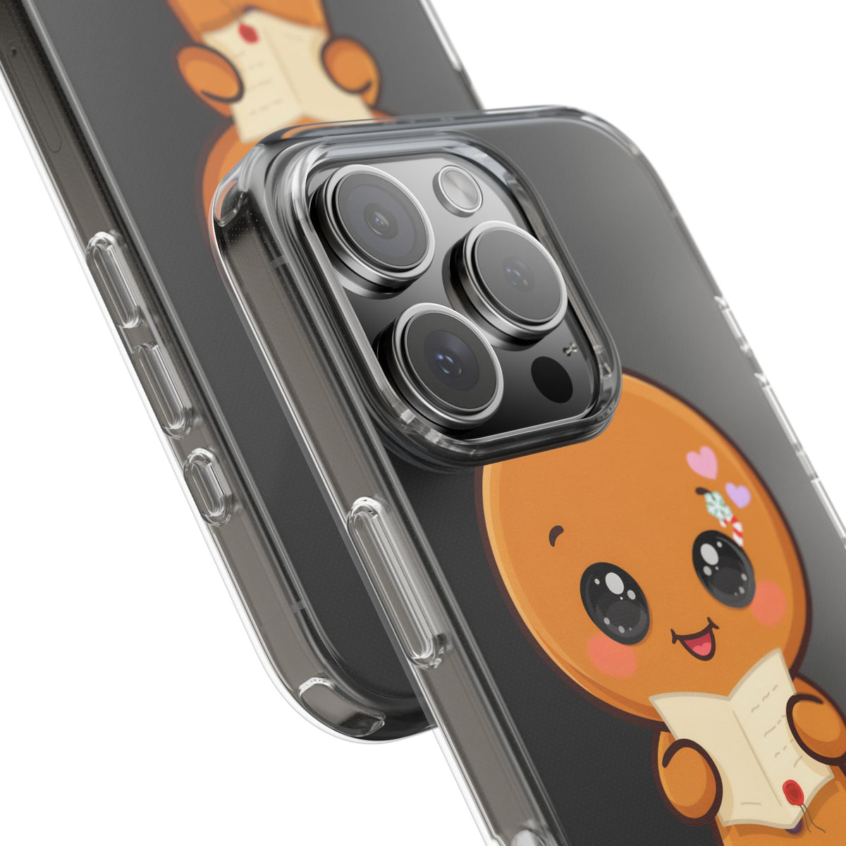 Gingerbread Man Phone Case, Cute Christmas Letter Reader