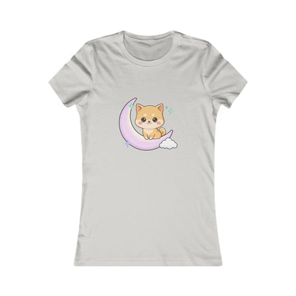 Kawaii Shiba Inu T-Shirt, Moonlit Chibi Dog Tee
