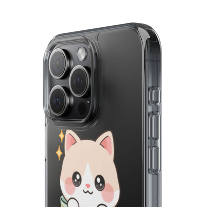 Kawaii Cat Phone Case, Cute Teacup Kitty Gift