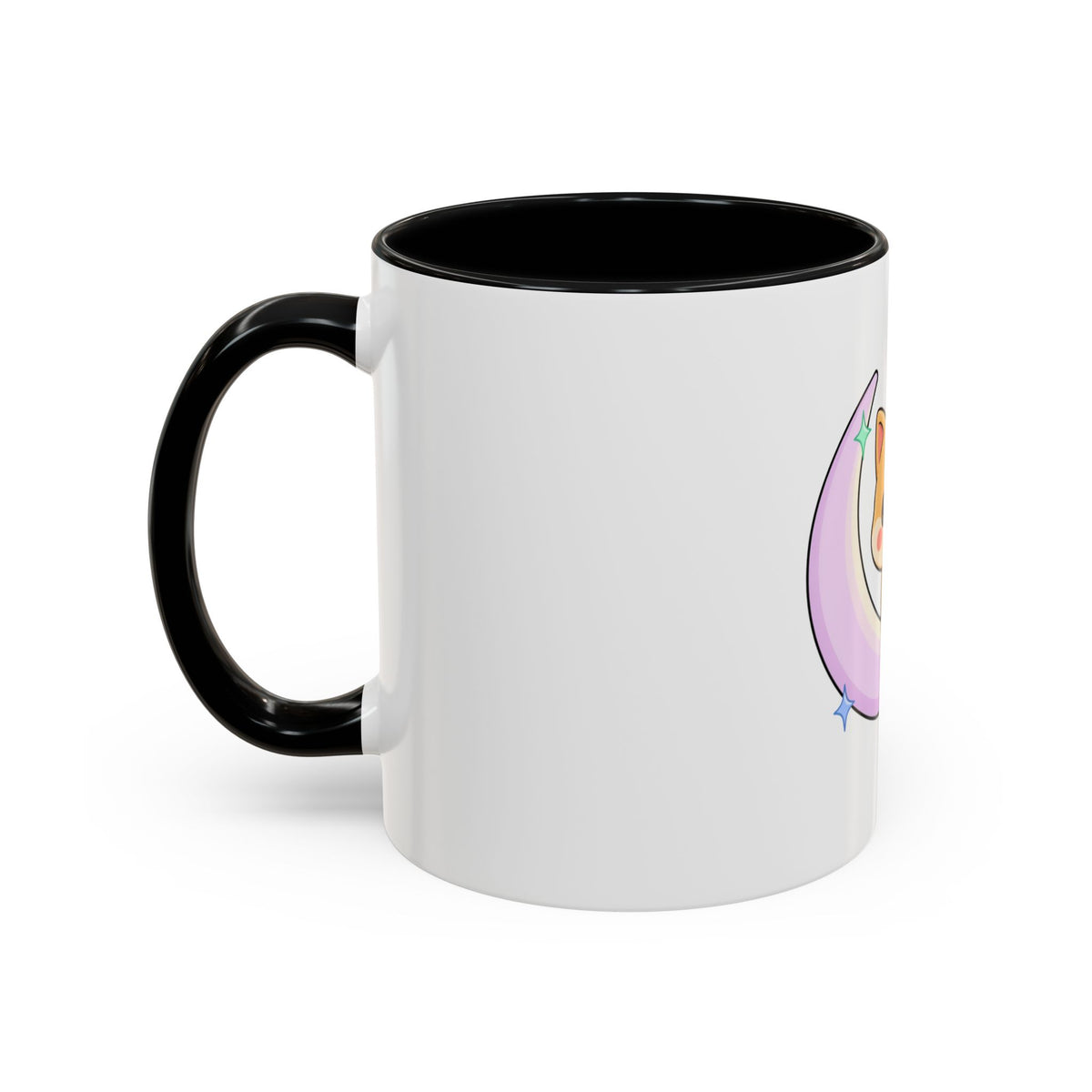 Kawaii Shiba Inu Accent Coffee Mug, Moon Puppy Gift