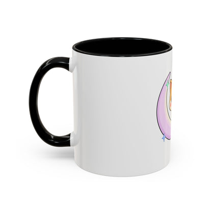 Kawaii Shiba Inu Accent Coffee Mug, Moon Puppy Gift
