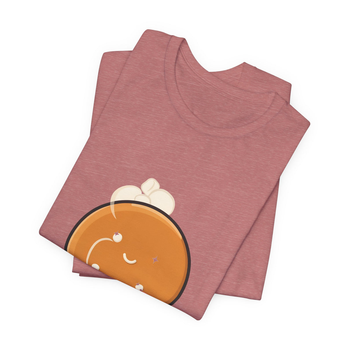 Kawaii Gingerbread Man T-Shirt for Cozy Cocoa Fans
