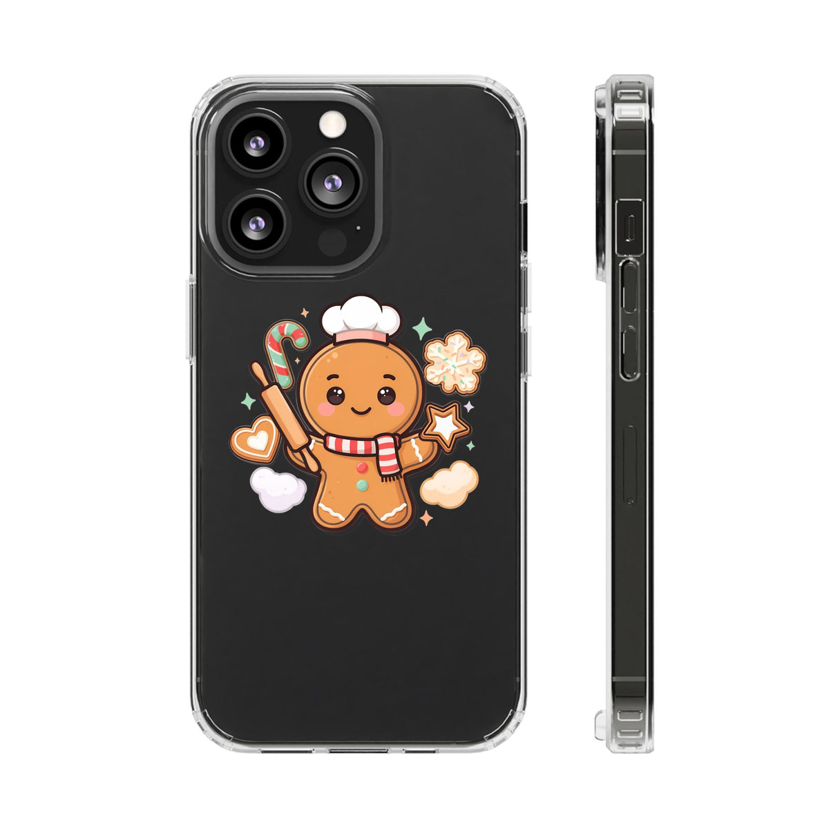Gingerbread Christmas Phone Case for Holiday Baking Fans