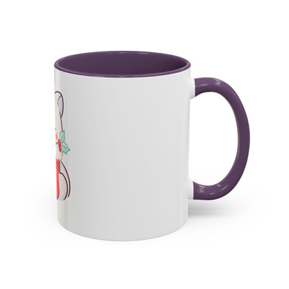 Kawaii Christmas Fox Accent Mug for Cozy Holiday Sips