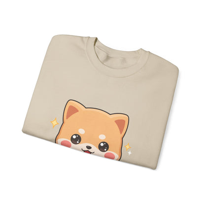 Kawaii Gamer Shiba Inu Sweatshirt for Cozy Gaming Days