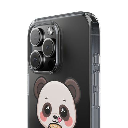 Kawaii Panda Latte Clear Impact-Resistant Case