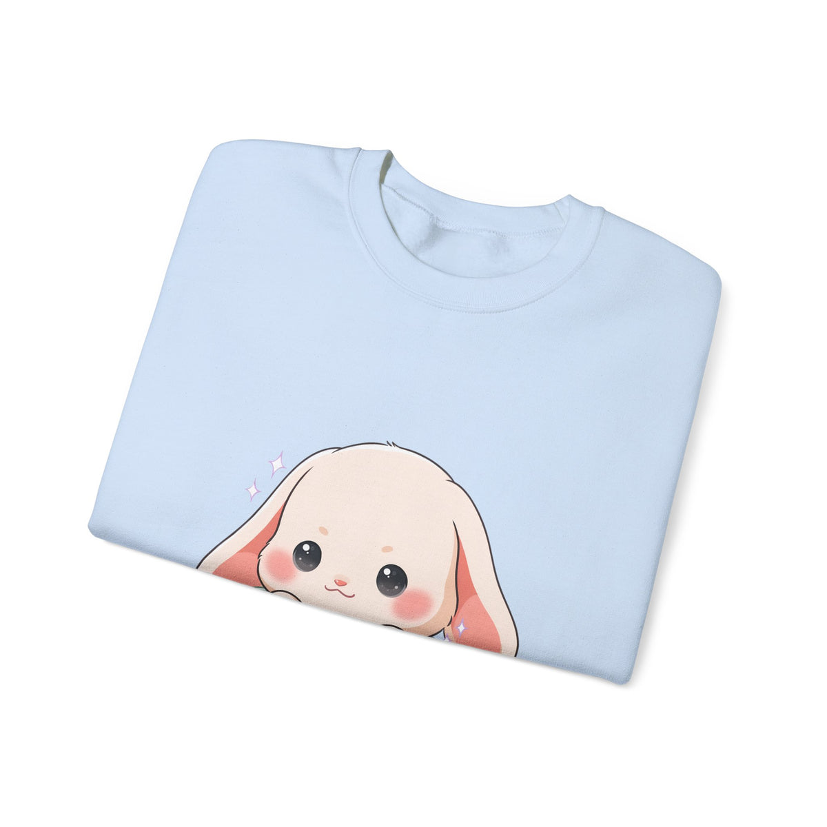 Kawaii Bunny Sweatshirt, Cute Chibi Tea Cup Rabbit