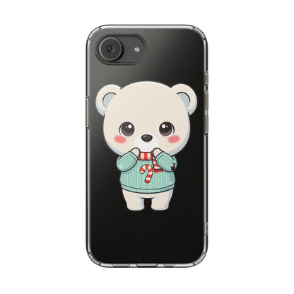 Kawaii Christmas Bear Phone Case for Holiday Season