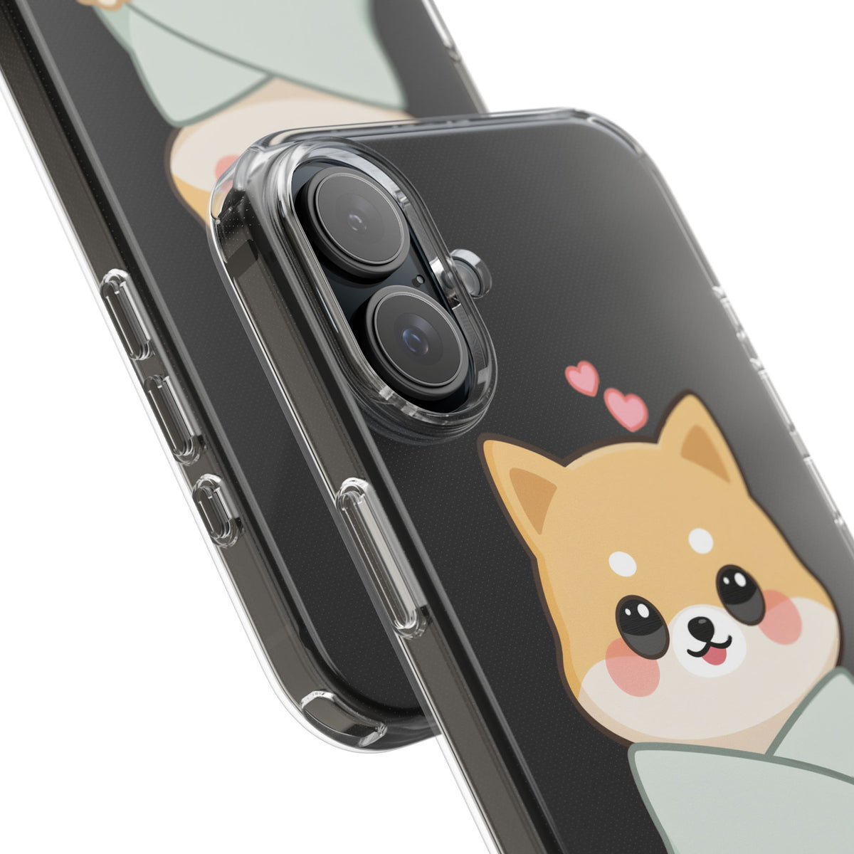 Kawaii Shiba Inu Phone Case, Cozy Valentine Gift