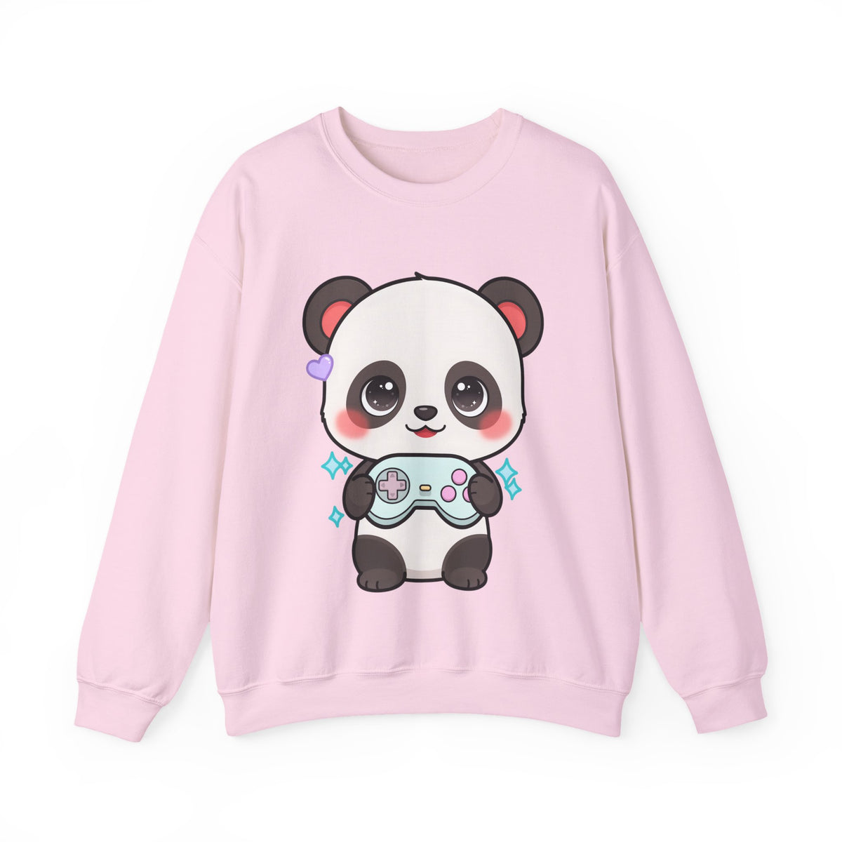 Cute Gamer Panda Sweatshirt for Cozy Gaming Nights
