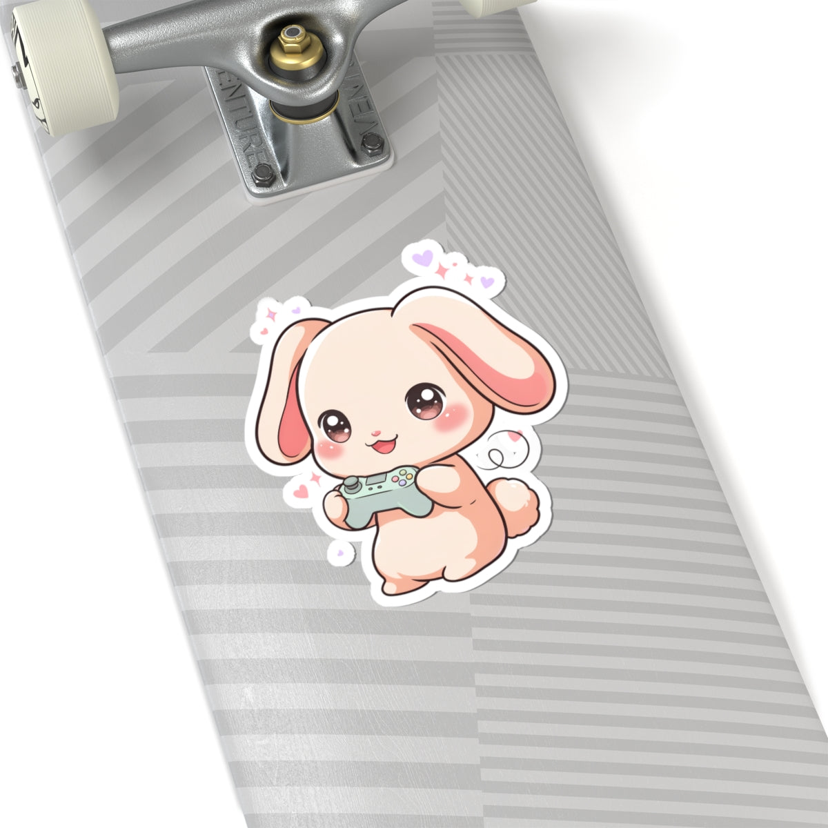 Gamer Bunny Sticker, Cute Kawaii Video Game Decor