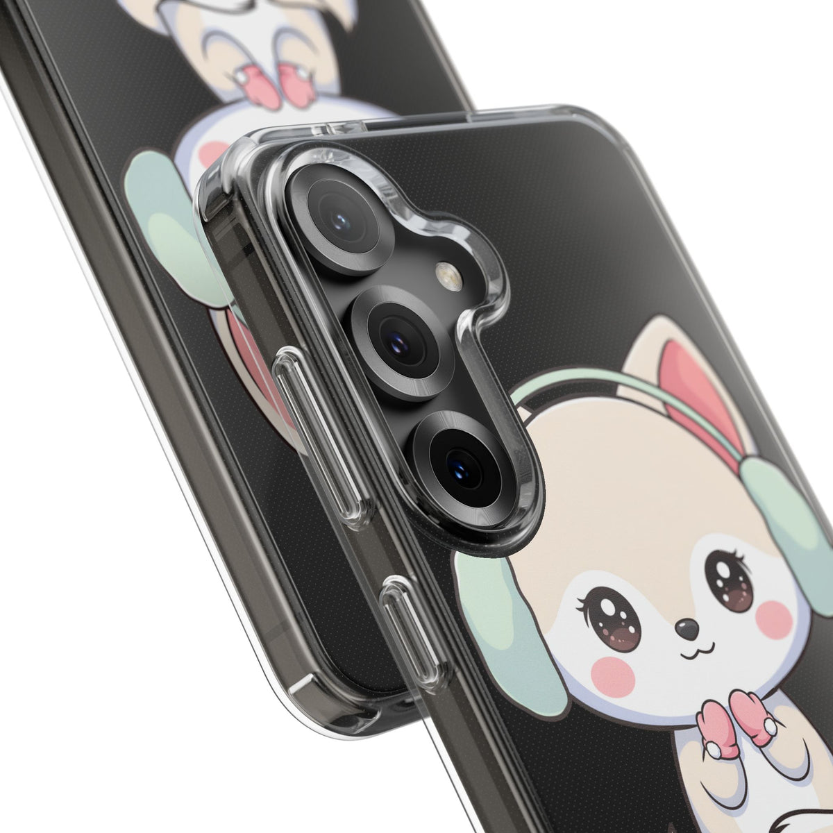 Kawaii Arctic Fox Phone Case – Cozy Winter Cutie