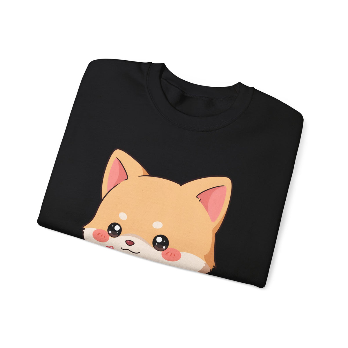 Reading Shiba Inu Sweatshirt, Cute Kawaii Book Lover Gift