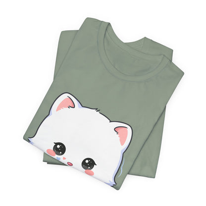 Kawaii Arctic Fox T-Shirt for Cozy Winter Gift Giving