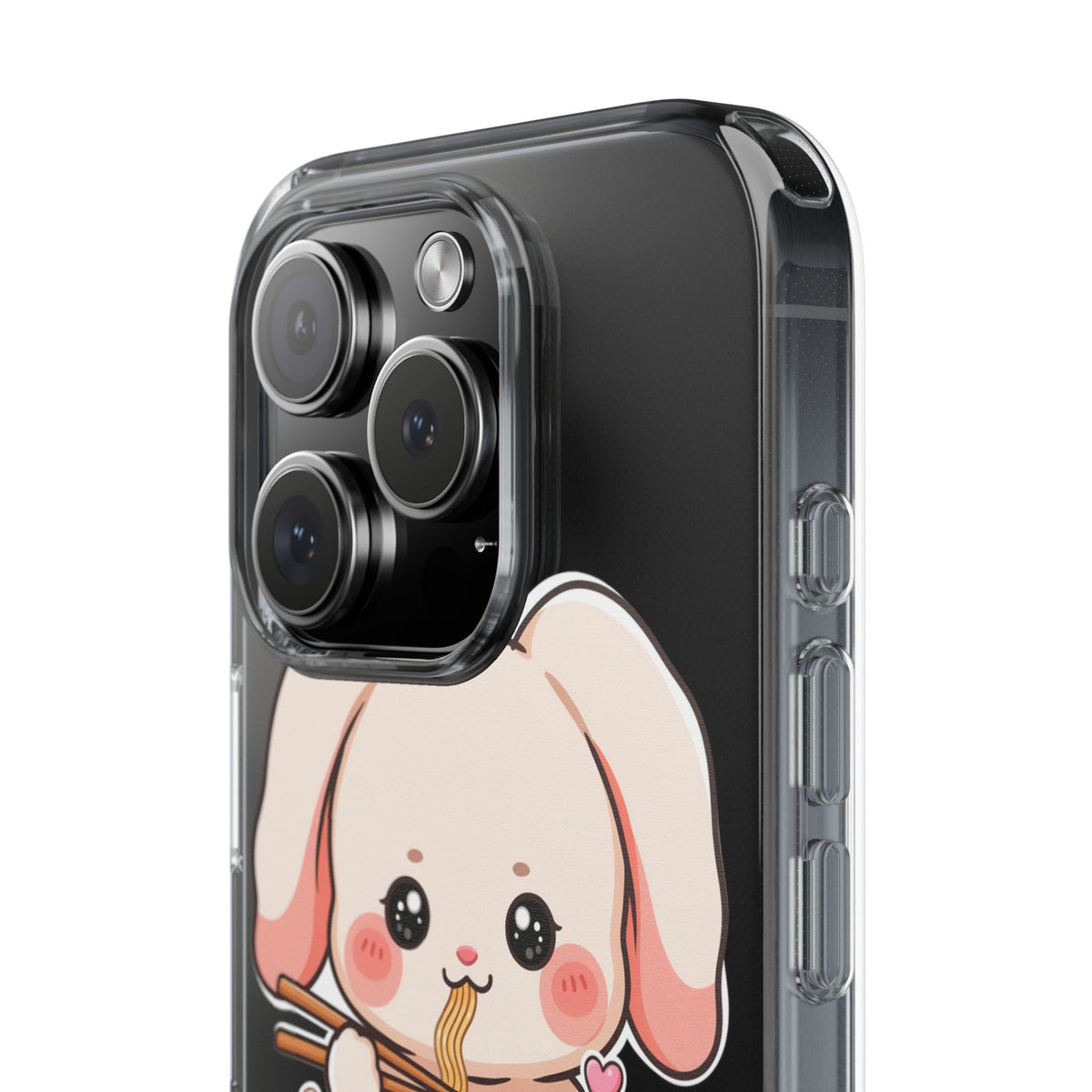 Kawaii Ramen Bunny Clear Impact-Resistant Case