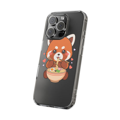 Red Panda Ramen Phone Case – Kawaii Food Lover Gift