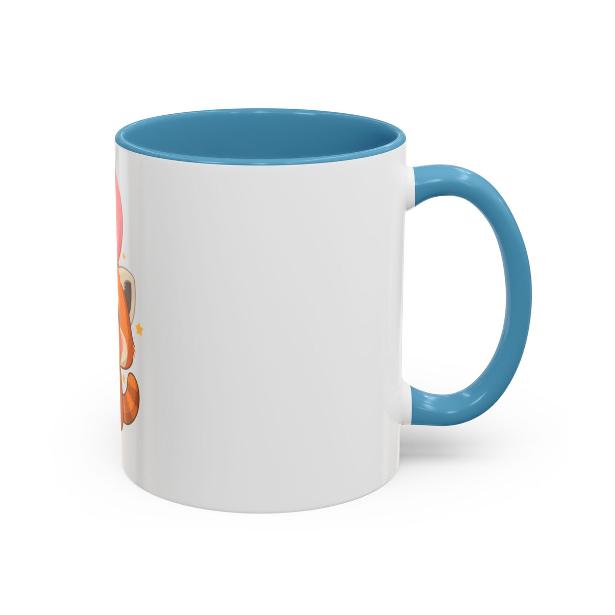 Kawaii Red Panda Accent Coffee Mug for Cute Animal Fans