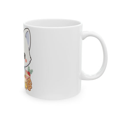 Christmas Arctic Fox Mug for Kawaii Holiday Fans