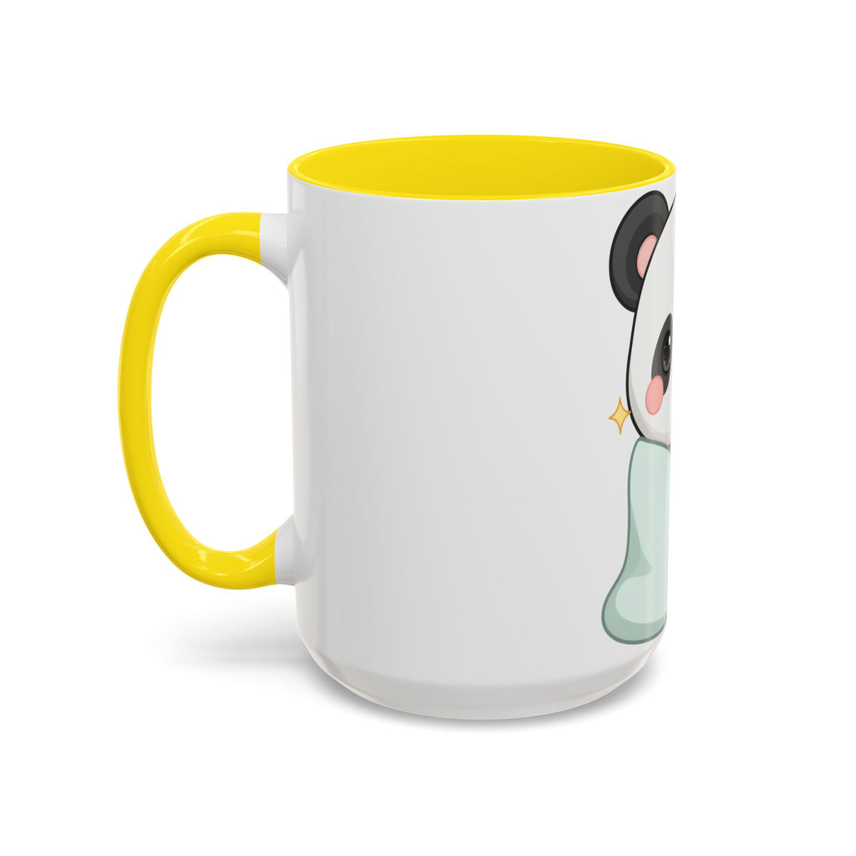 Kawaii Panda Accent Coffee Mug for Cozy Moments