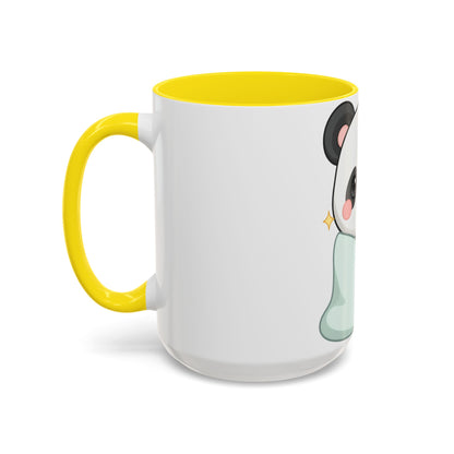Kawaii Panda Accent Coffee Mug for Cozy Moments