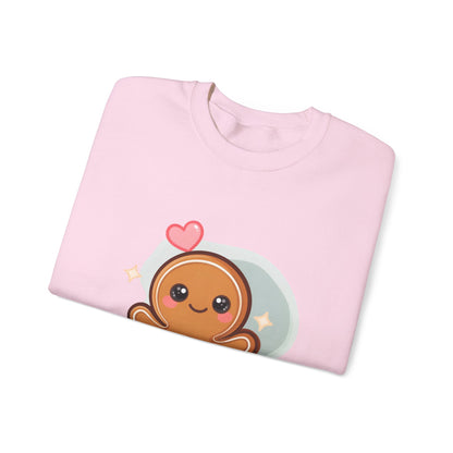 Kawaii Gingerbread Sweatshirt for Cozy Holiday Mornings