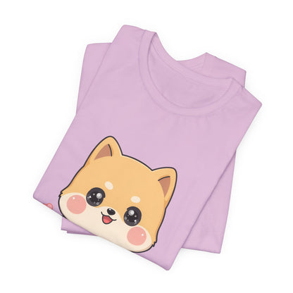 Kawaii Shiba Inu Skateboarder Tee for Dog Lovers