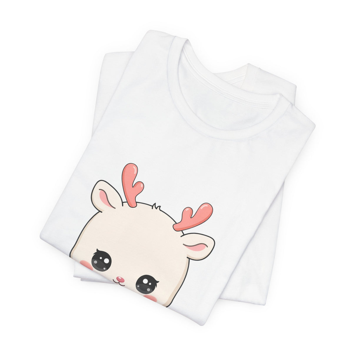 Kawaii Reindeer T-Shirt for Cozy Winter Days