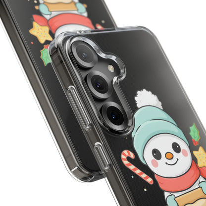 Christmas Snowman Phone Case, Cute Cookie Baker