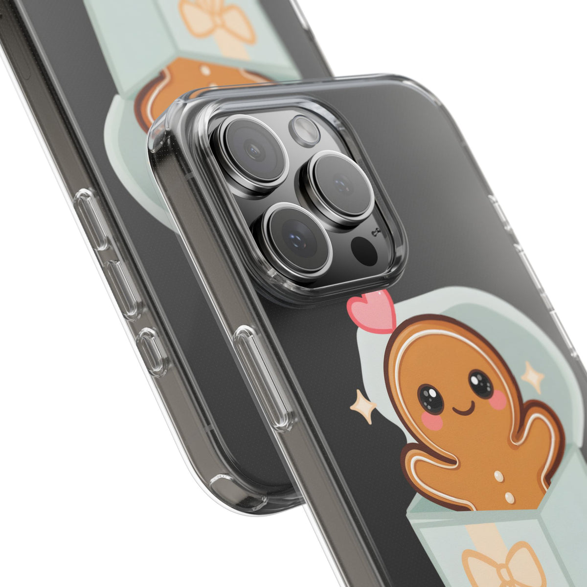 Gingerbread Man Phone Case – Kawaii Holiday Gift