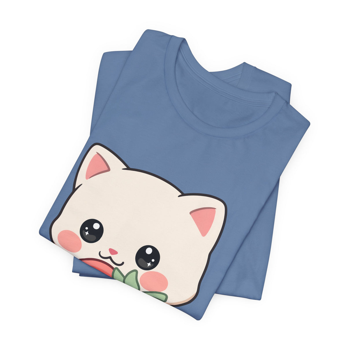 Kawaii Cat Strawberry T-Shirt, Cute Cat Lover Gift