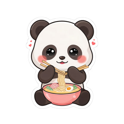 Kawaii Panda Ramen Sticker for Cozy Desk Decor
