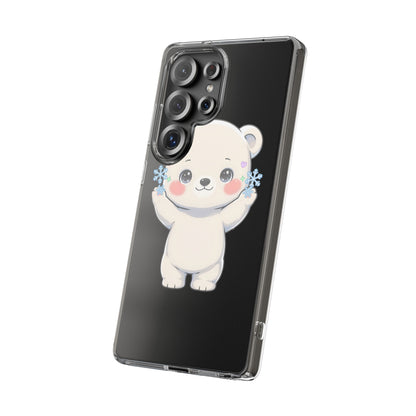 Kawaii Polar Bear Phone Case for a Cozy Winter Gift